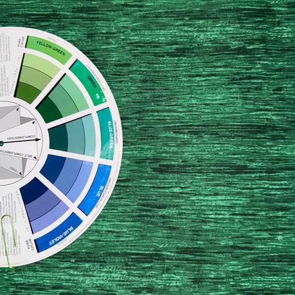 Color Wave in Hunter Green Blender Cotton Fabric - MDG Classics - 1 Yard - Picture 5 of 5